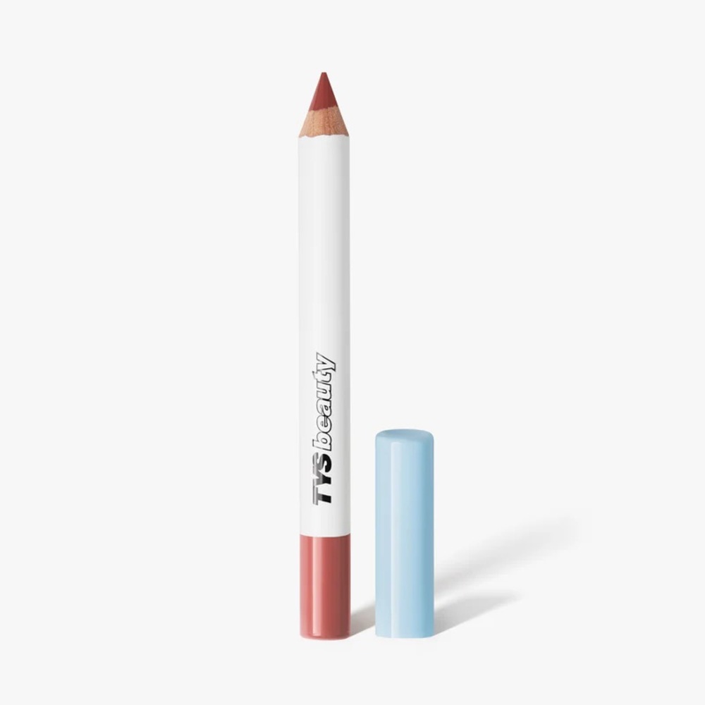 🩷🆕🩷 TYS BEAUTY Lip Crayon Hyaluronic Liner in “Bronzy Brown” w/Sharpener